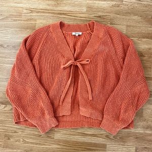 Madewell Tie Front Cardigan